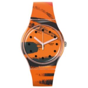 SWATCH BARNS-GRAHAM'S ORANGE AND RED ON PINK (SUOZ362) Unisex WATCHES