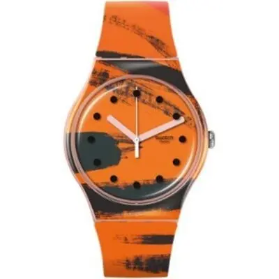 Swatch Barns-graham's Orange And Red On Pink (SUOZ362) Unisex WATCHES