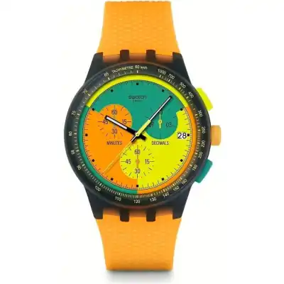 Swatch Neon Signal Flag (SUSB422) Unisex WATCHES
