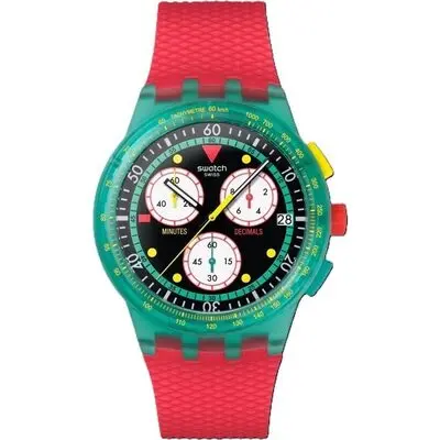Swatch Neon Emerald Chrono (SUSG409) Unisex WATCHES