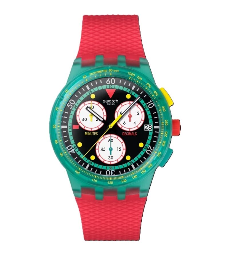 SWATCH NEON EMERALD CHRONO (SUSG409) Unisex WATCHES