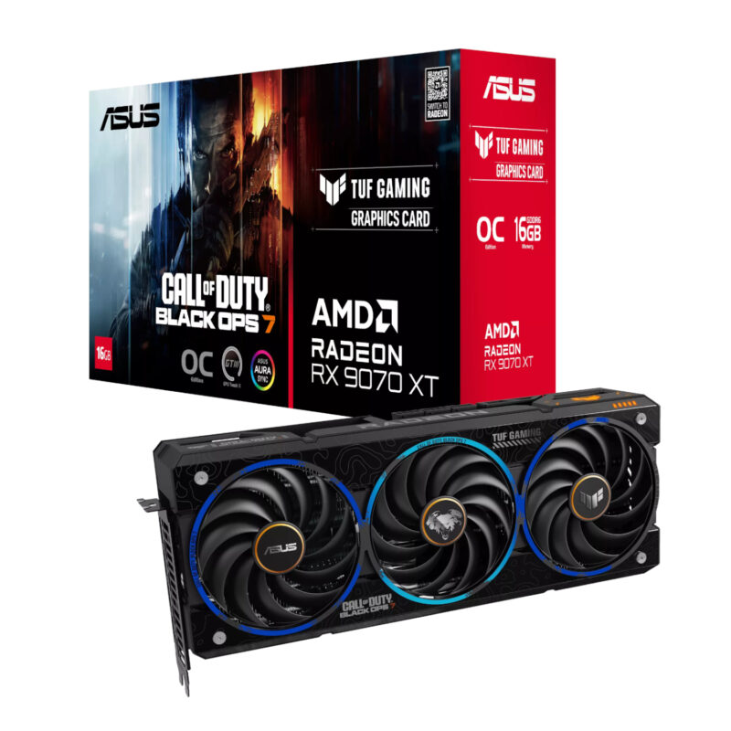 ASUS TUF Gaming Radeon™ RX 9070 XT COD BO7 Special Edition Graphics Card (TUF-RX9070XT-O16G-COD-BO7)