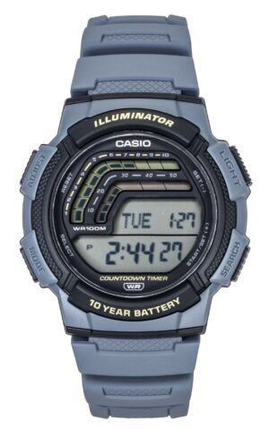 Casio Digital Resin Strap Quartz WS-1800-2AV 100M Men's Watch