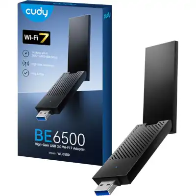 Cudy BE6500 Tir-Band Wi-Fi7 USB 3.0 Adapter (WU6500)