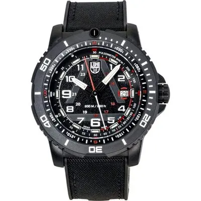 Luminox ICE-SAR Arctic Rubber Strap Black Dial Quartz Diver's XL.1081 200M Men's Watch