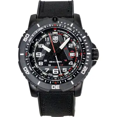 Luminox ICE-SAR Arctic Rubber Strap Black Dial Quartz Diver's XL.1081 200M Men's Watch