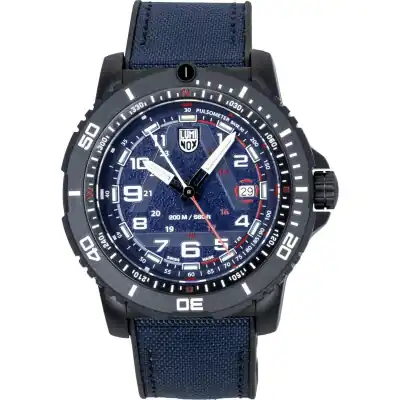 Luminox ICE-SAR Arctic Rubber Strap Blue Dial Quartz Diver's XL.1083 200M Men's Watch