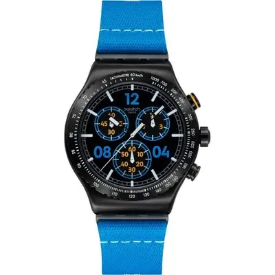 Swatch Moments In Blue (YVB100) Unisex WATCHES