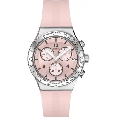Swatch Poppingly Pink (YVS532) Unisex WATCHES