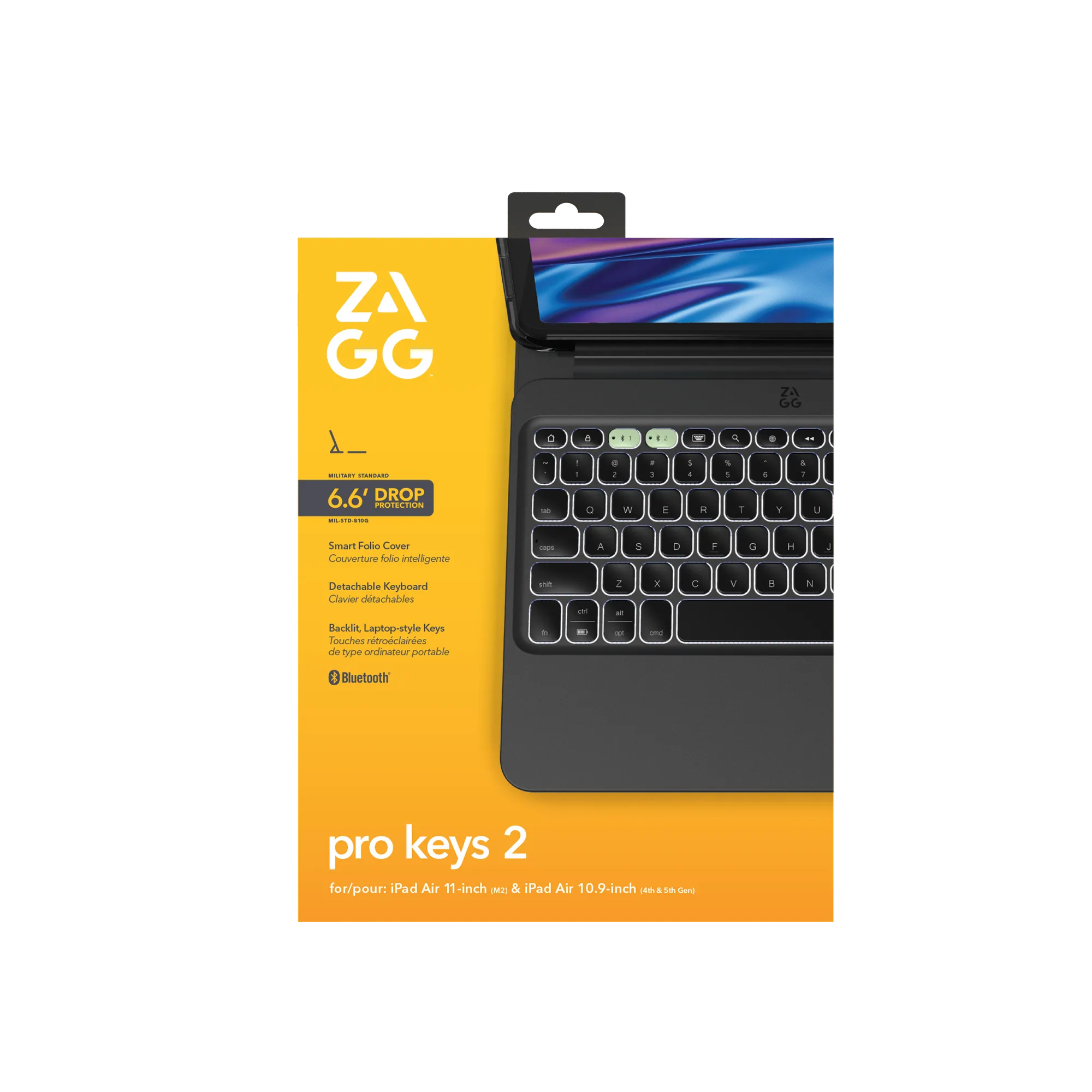 ZAGG-KB-Pro Keys 2-Apple-iPad Air 11 (M2)-Black-UK 6 ZAGG-KB-Pro Keys 2-Apple-iPad Air 11 (M2)-Black-UK - Image 6