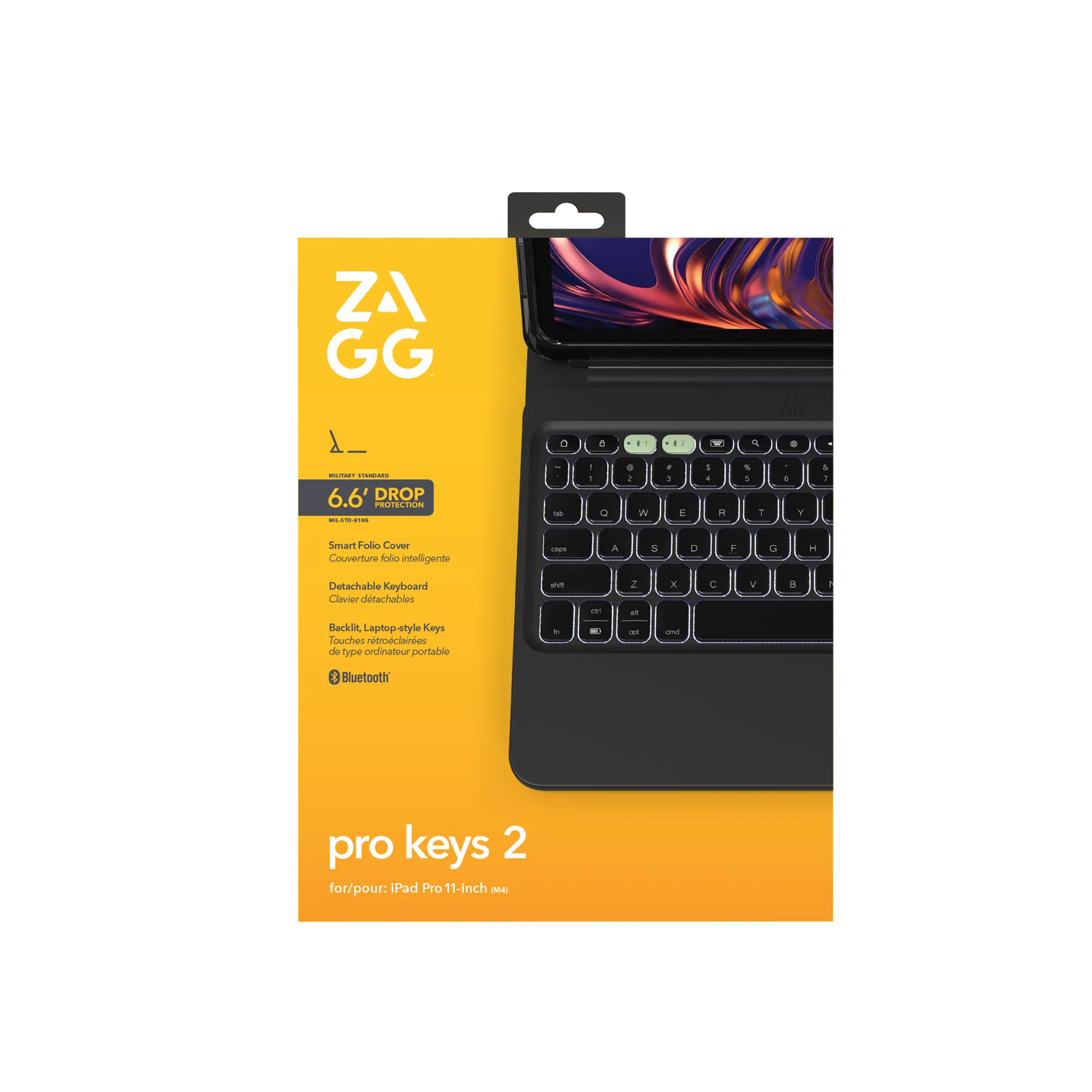 ZAGG-KB-Pro Keys 2-Apple-iPad Pro 11 (M4)-Black-UK 8 ZAGG-KB-Pro Keys 2-Apple-iPad Pro 11 (M4)-Black-UK - Image 8