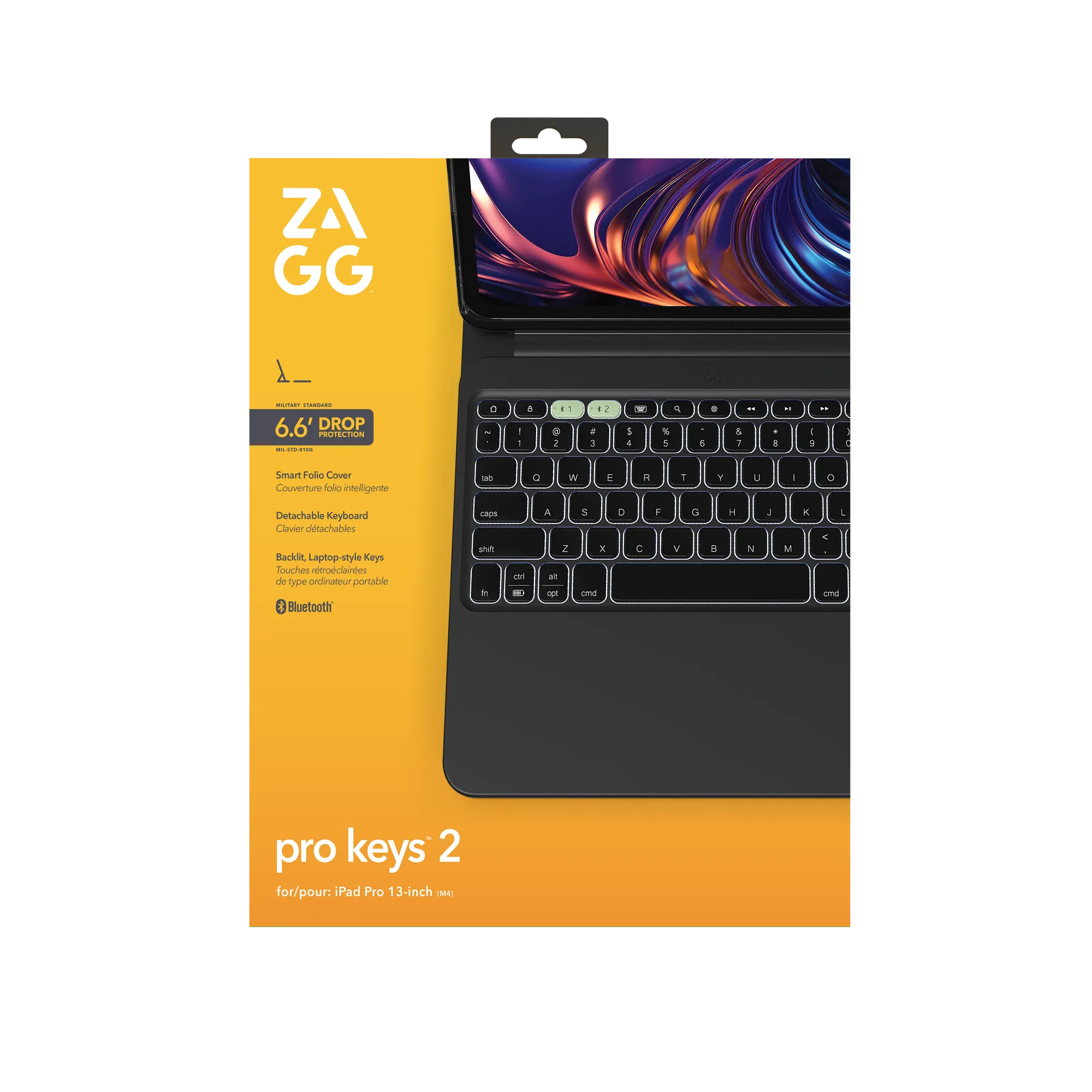 ZAGG-KB-Pro Keys 2-Apple-iPad Pro 13 (M4)-Black-UK 8 ZAGG-KB-Pro Keys 2-Apple-iPad Pro 13 (M4)-Black-UK - Image 8