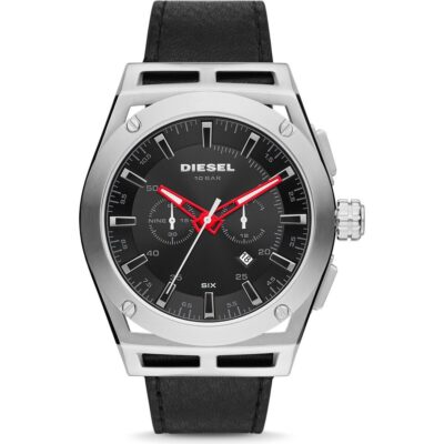 Diesel Timeframe Chronograph Leather Quartz DZ4543 100M Men's Watch