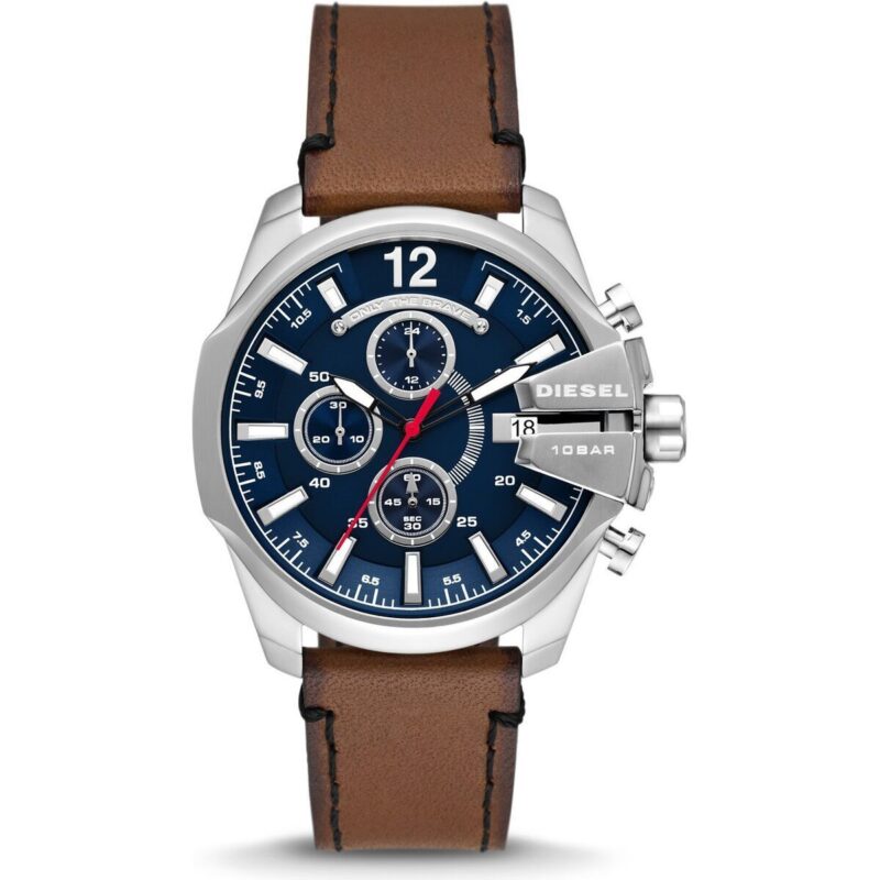 DZ4599 main?$aemResponsive pdpzoom$ Diesel Men's Watch (DZ4599) - Stainless Steel Case, Leather Strap, 43mm