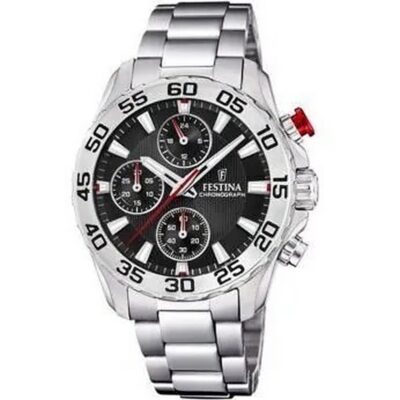 Festina Unisex Chronograph 37mm Stainless Steel Watch (F20457_3)
