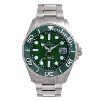 Lorenz Titanio Diver Green Automatic Special Pack (030212CC) Men WATCHES
