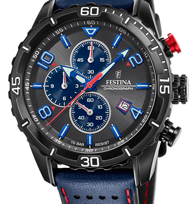 Festina Sport Chronograph Sport Black Dial Quartz F20519-3 F205193 100M Men's Watch
