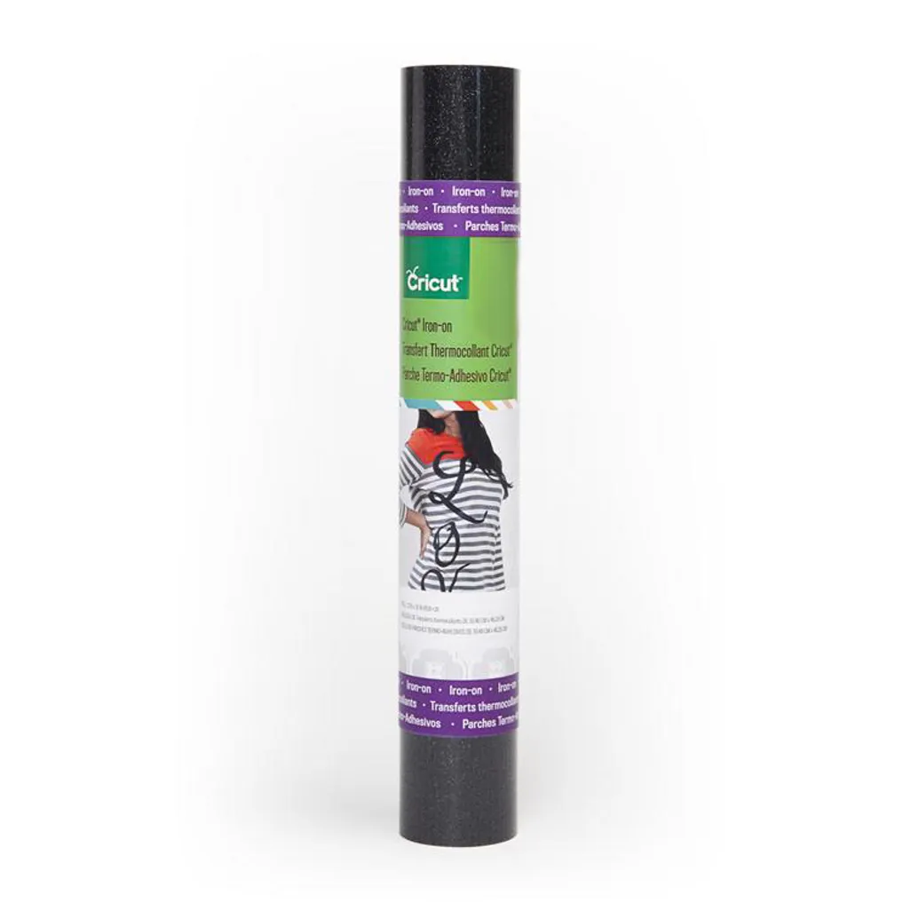 2002040 - Cricut Glitter Iron-On 30x48cm (Black)