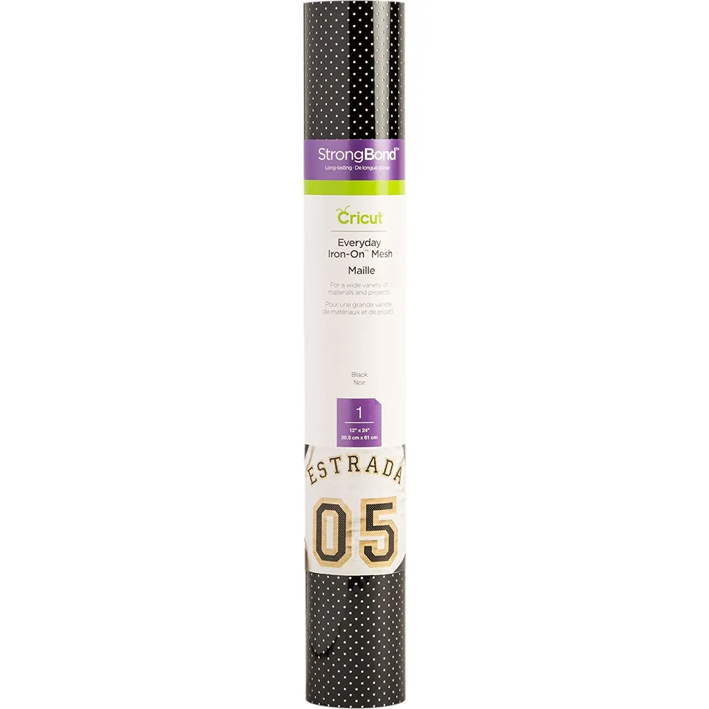 2006202: Cricut Everyday Iron-On 30x60cm (Black Mesh)