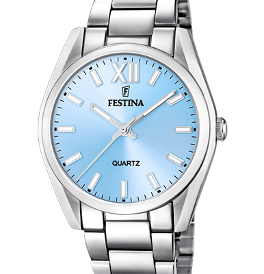 Festina Boyfriend Stainless Steel Blue Dial Quartz F20622-3 Women's Watch
