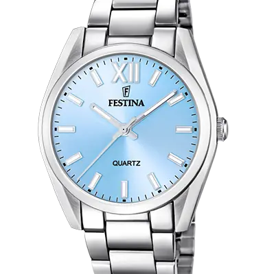 Festina Boyfriend Stainless Steel Blue Dial Quartz F20622-3 Women's Watch