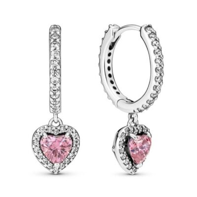 Pandora Sparkling Double Hoop Earrings (291445C01) Women JEWELRY