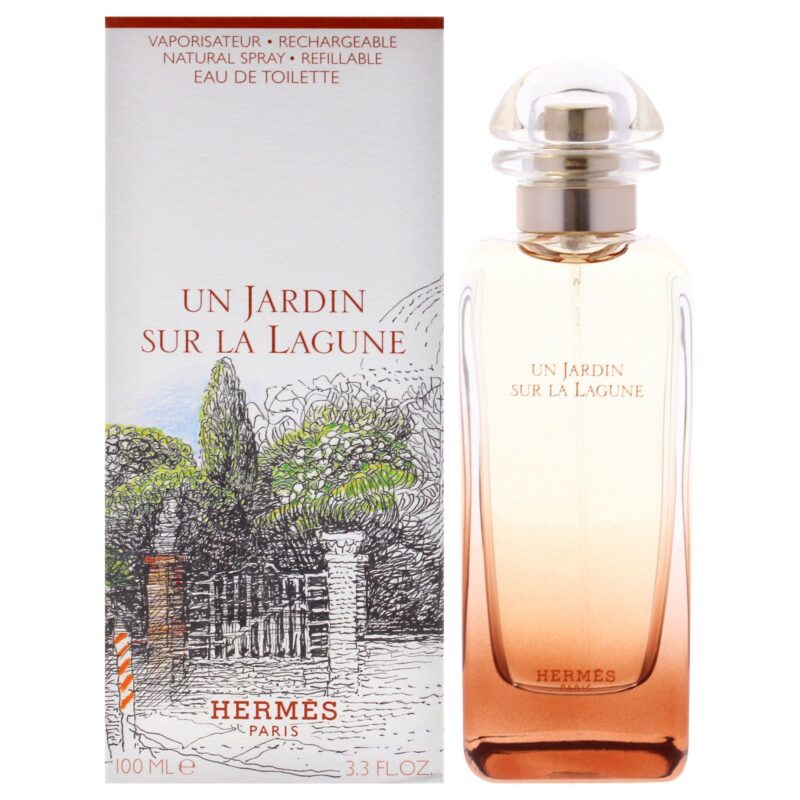 Hermes Un Jardin Sur La Lagune for Unisex 3.3 oz Eau de Toilette Spray Refillable