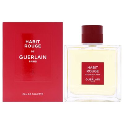 Guerlain Habit Rouge by Guerlain for Men - 3.3 oz Eau de Toilette Spray