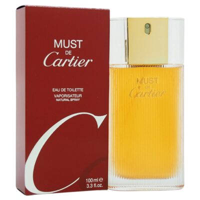 Cartier Must De Cartier by Cartier for Women 3.4 oz Eau de Toilette Spray