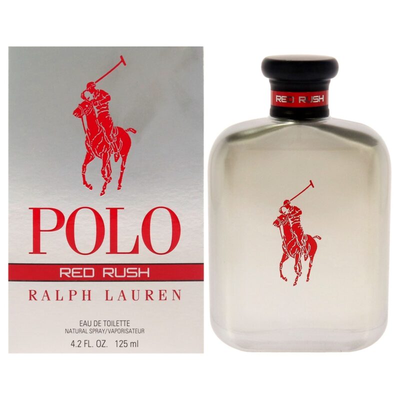 Ralph Lauren Polo Red Rush for Men - 4.2 oz Eau de Toilette Spray