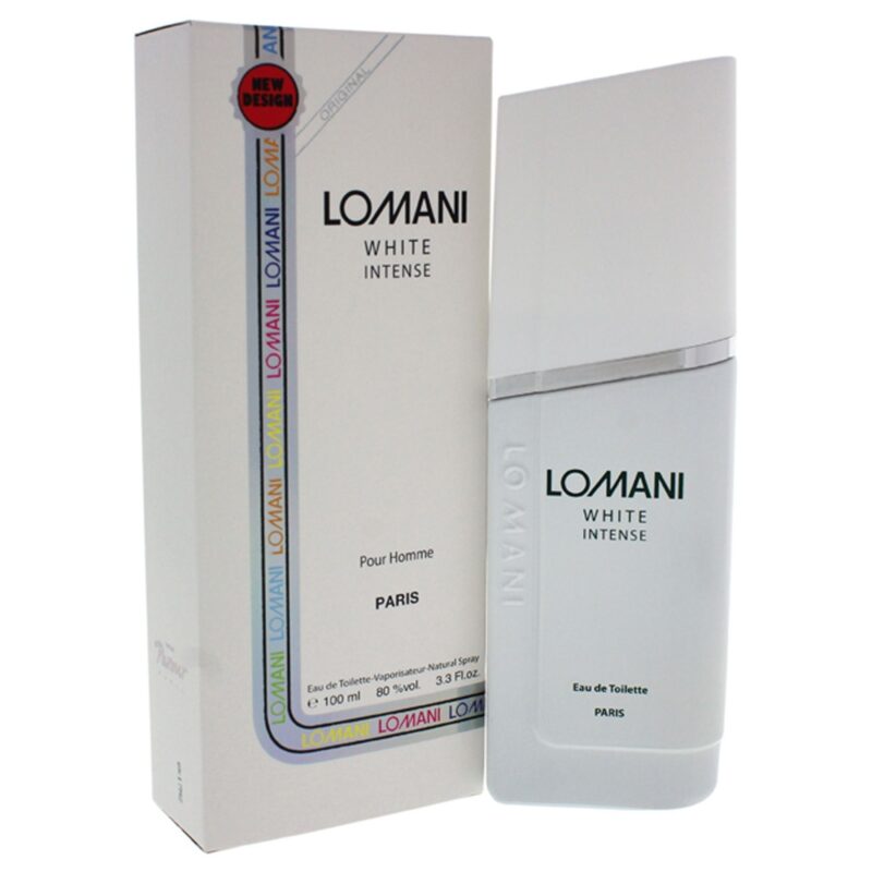 Lomani White Intense by Lomani for Men 3.3 oz Eau de Toilette Spray