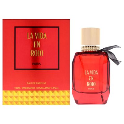 Lomani La Vida En Rojo by Lomani for Women - 3.3 oz EDP Spray Eau de Parfum