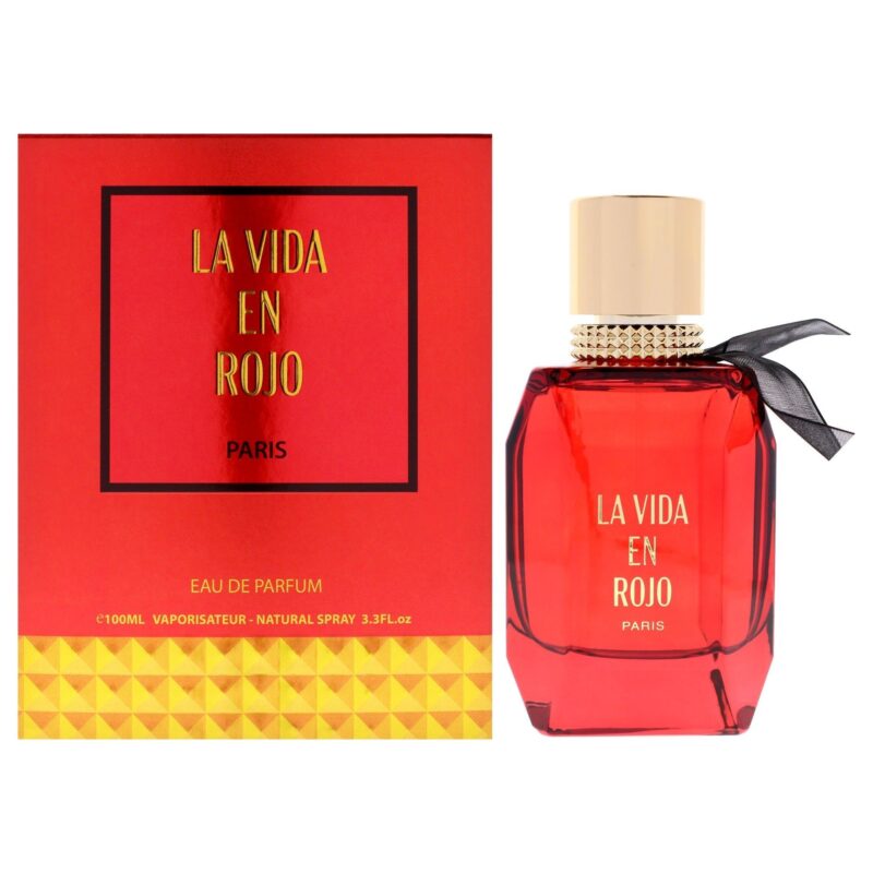 Lomani La Vida En Rojo by Lomani for Women - 3.3 oz EDP Spray Eau de Parfum