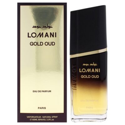 Lomani Gold Oud by Lomani for Men - 3.3 oz EDP Spray Eau de Parfum