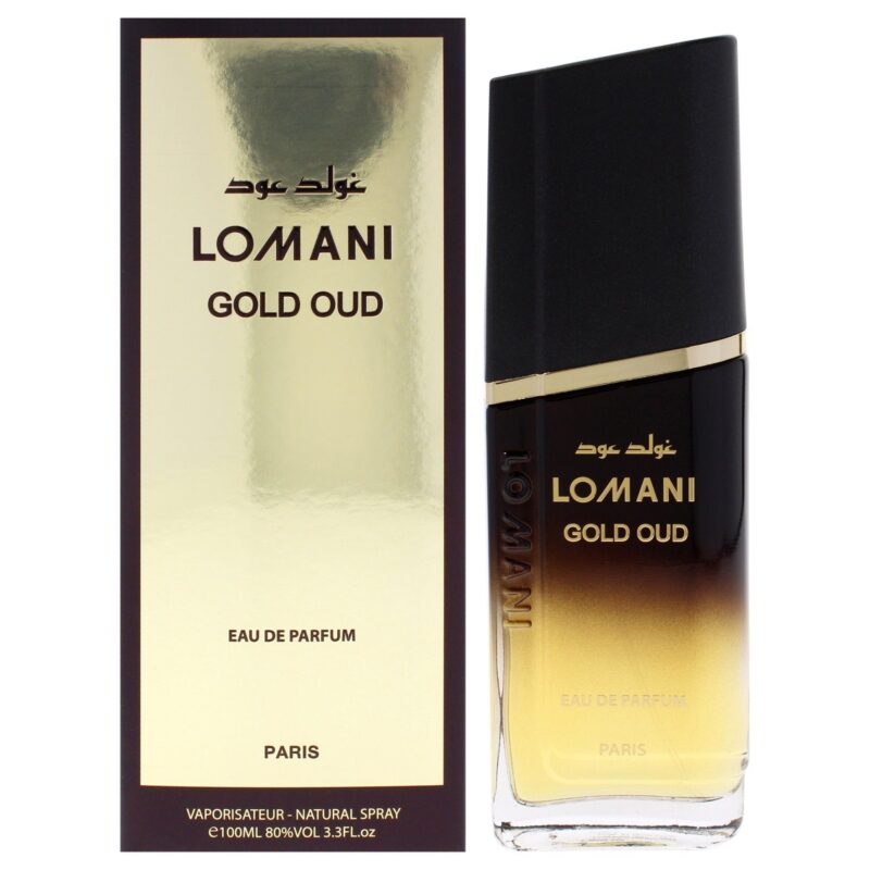 Lomani Gold Oud by Lomani for Men - 3.3 oz EDP Spray Eau de Parfum
