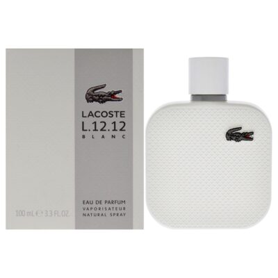 Lacoste Eau De L.12.12 Blanc for Men 3.3 oz EDP Spray Eau de Parfum