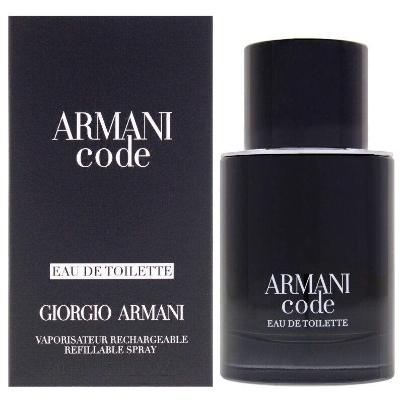 Giorgio Armani Armani Code for Men 1.7 oz Eau de Toilette Spray Refillable