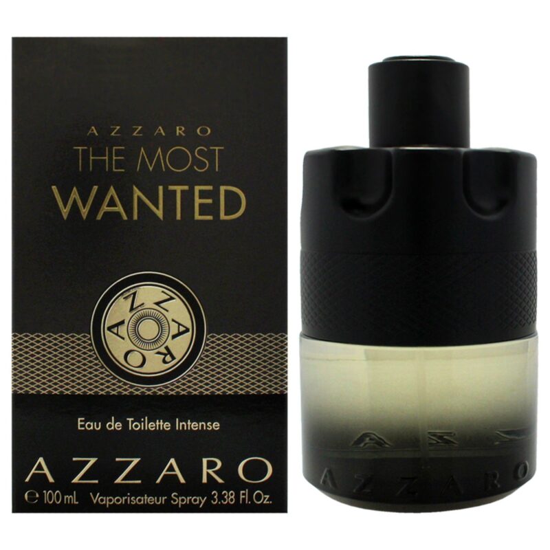 Azzaro The Most Wanted Intense by Azzaro for Men - 3.38 oz Eau de Toilette Spray