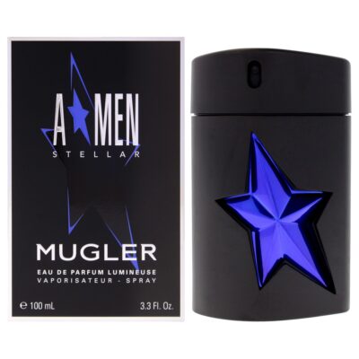 Thierry Mugler Angel Stellar Lumeniuse Rubber Flask for Men 3.3 oz EDP Spray