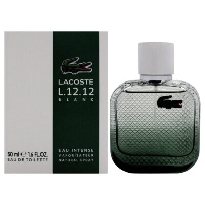Lacoste Eau De L.12.12 Blanc Eau Intense for Men 1.6 oz Eau de Toilette Spray