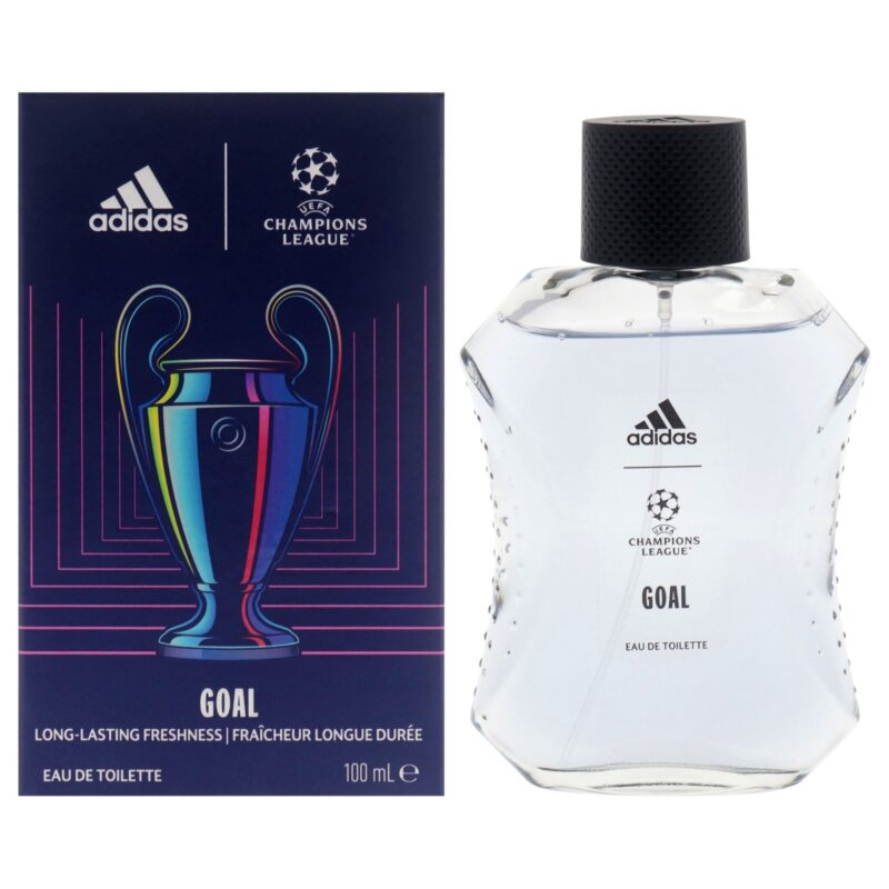 Adidas UEFA Champions League Goal for Men 3.3 oz Eau de Toilette Spray