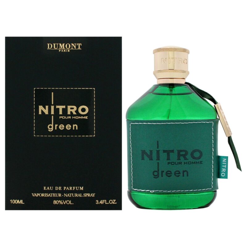 Dumont Nitro - Green by Dumont for Men 3.4 oz EDP Spray Eau de Parfum