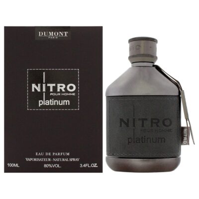 Dumont Nitro - Platinum by Dumont for Men 3.4 oz EDP Spray Eau de Parfum