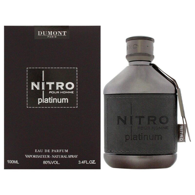 Dumont Nitro - Platinum by Dumont for Men 3.4 oz EDP Spray Eau de Parfum