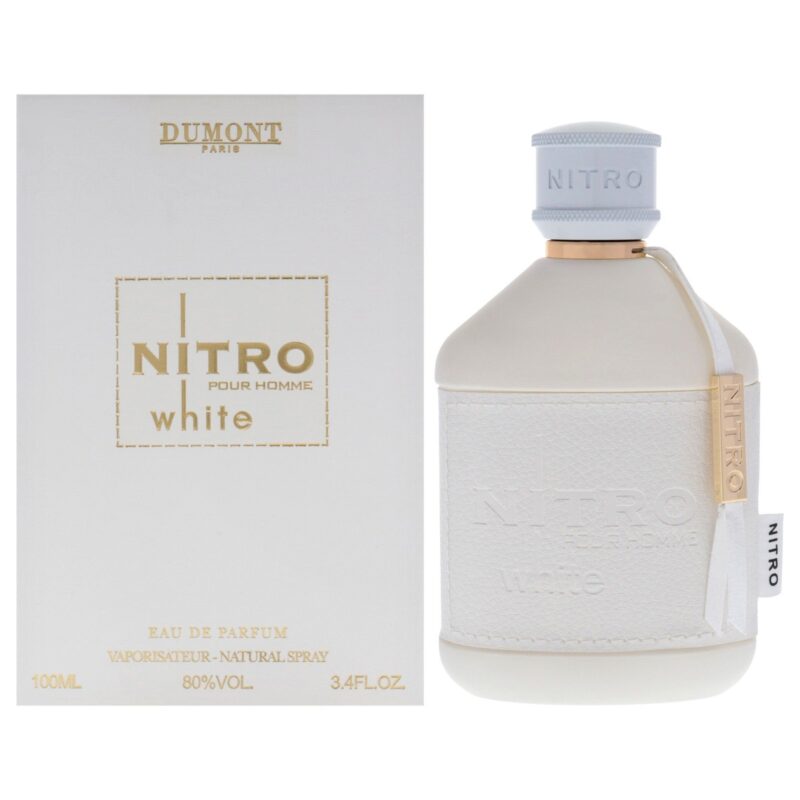 Dumont Nitro - White by Dumont for Men 3.4 oz EDP Spray Eau de Parfum