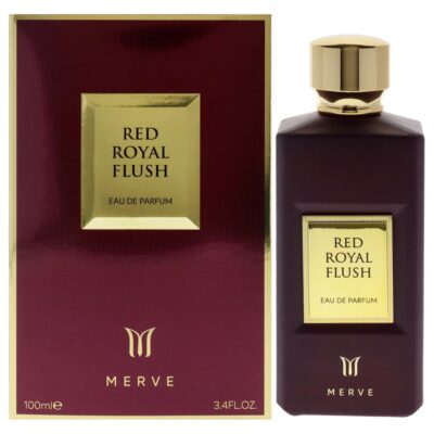 Merve Red Royal Flush by Merve for Unisex 3.4 oz EDP Spray Eau de Parfum