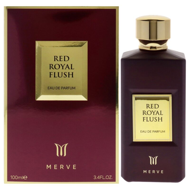 Merve Red Royal Flush by Merve for Unisex 3.4 oz EDP Spray Eau de Parfum
