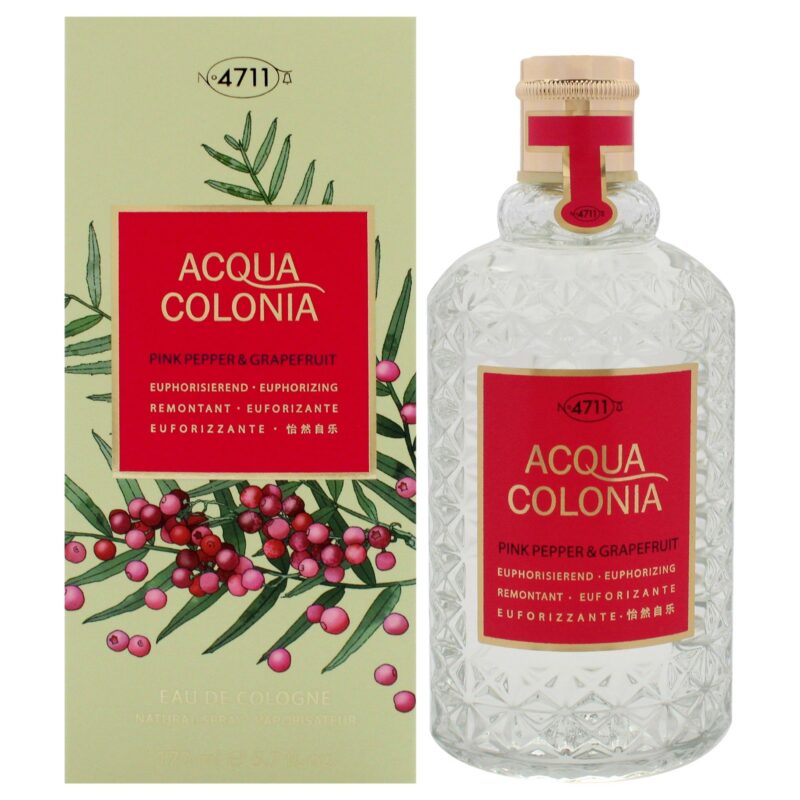 Muelhens 4711 Acqua Colonia Pink Pepper and Grapefruit Unisex 5.7 oz EDC Spray
