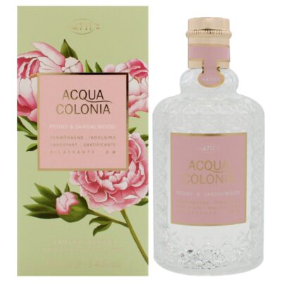 Muelhens 4711 Acqua Colonia Peony and Sandalwood for Unisex 3.4 oz EDC Spray