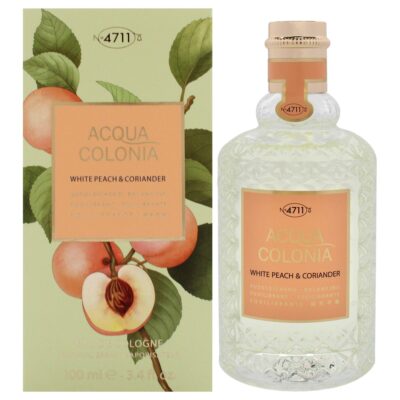 Muelhens 4711 Acqua Colonia White Peach and Coriander for Unisex 3.4 oz EDC Spray